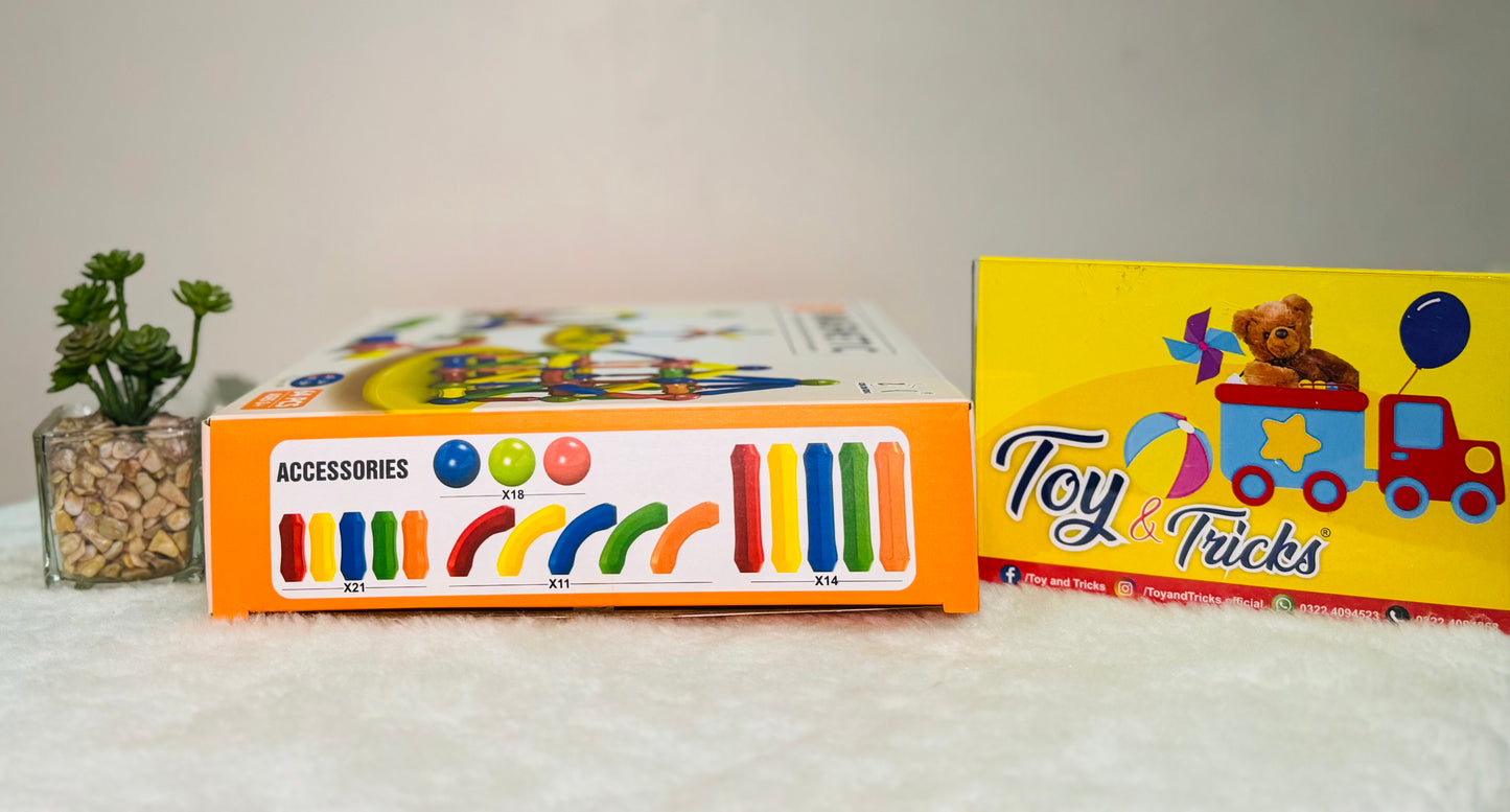 Magnetic building blocks-64PCS