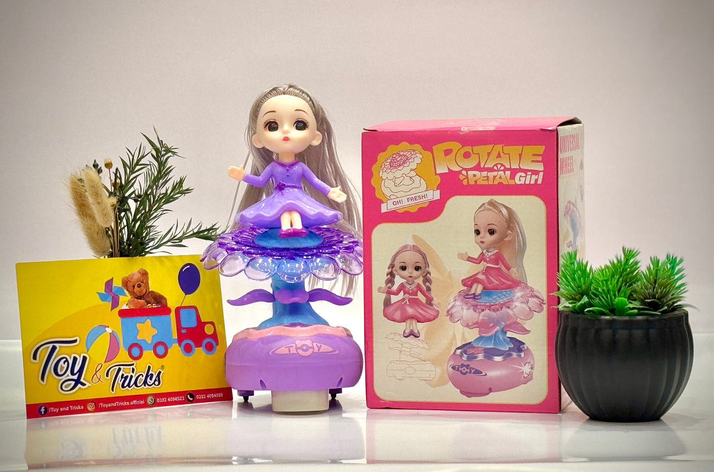 Rotate Petal Girl Toy