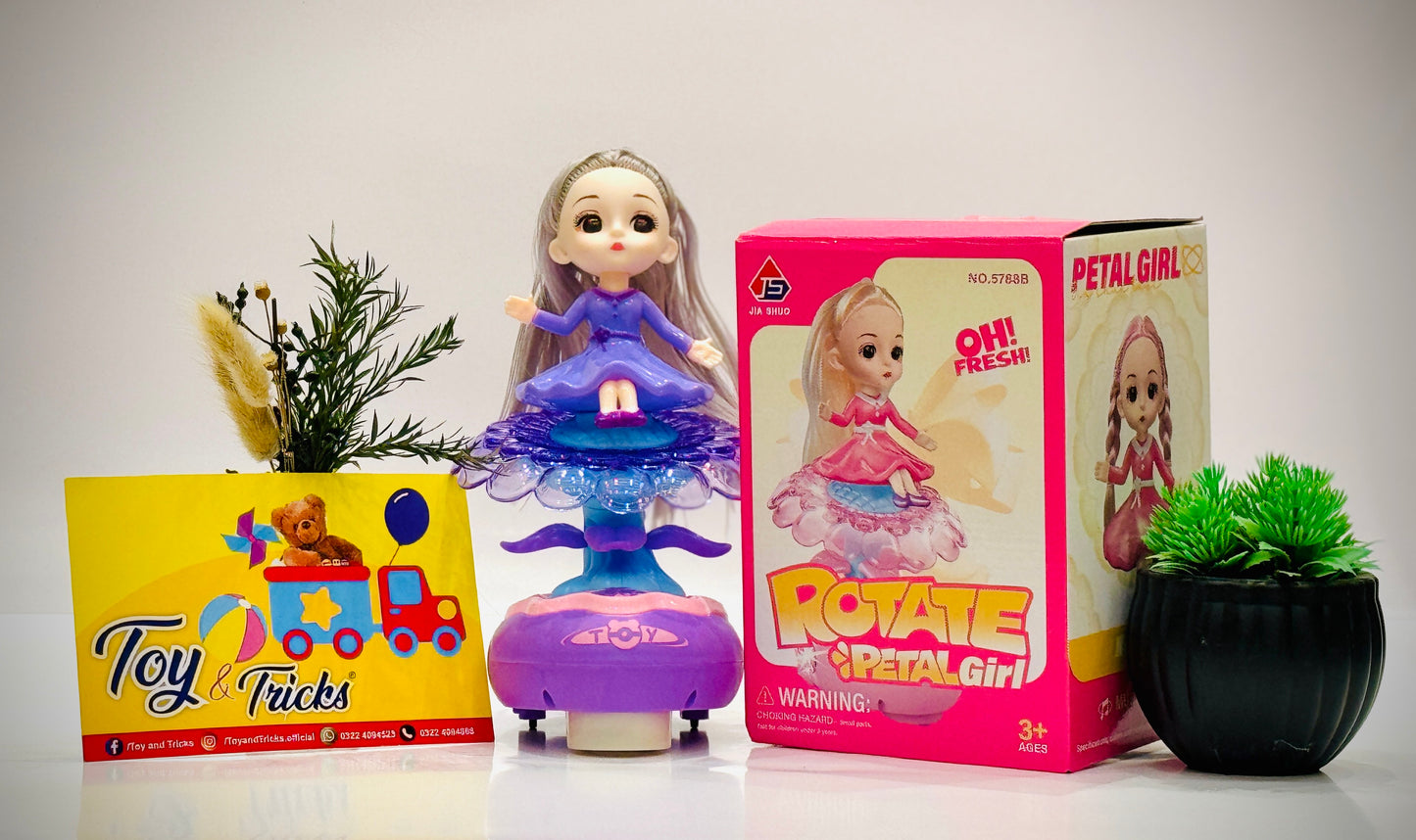 Rotate Petal Girl Toy