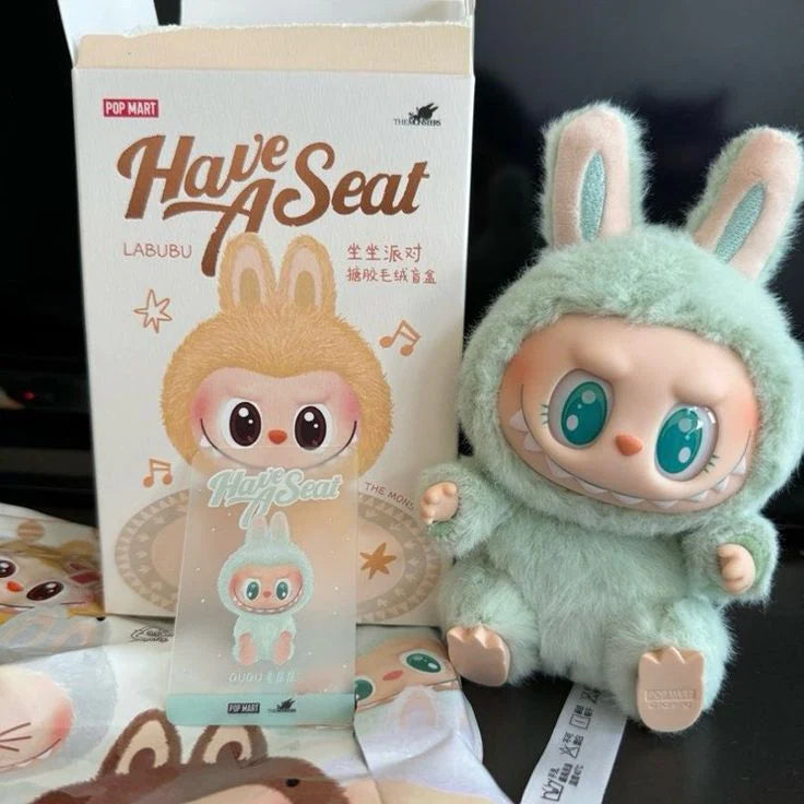 Viral Labubu Have a Seat – Monster Keychain Blind Box