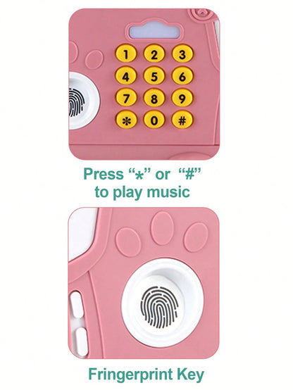 Musical Money Saving Box with Fingerprint Sensor
