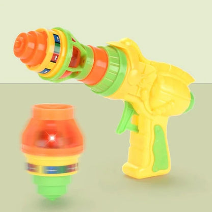 2in1 Spinning Top AND Flying Discs Launcher Play Set