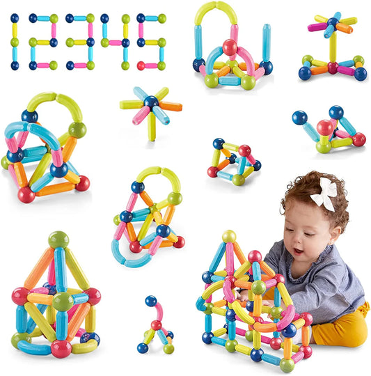 Magnetic building blocks-42PCS