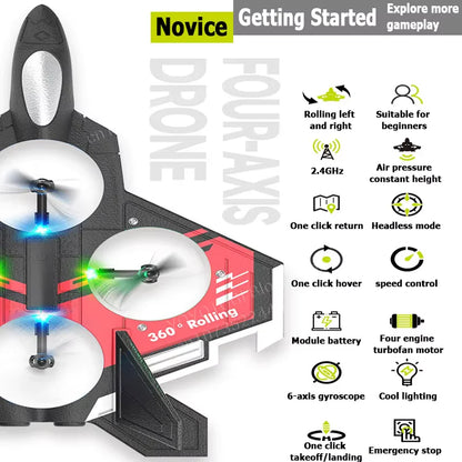 Remote Control Fighter Combat Aircraft With 360 Flip