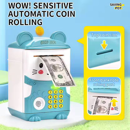 Musical Money Saving Box with Fingerprint Sensor
