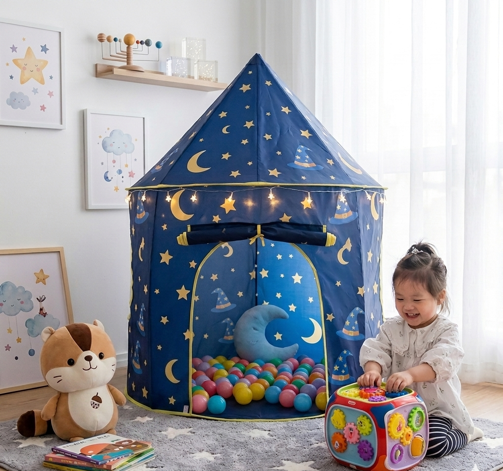 Portable Cubby Tent House for Kids