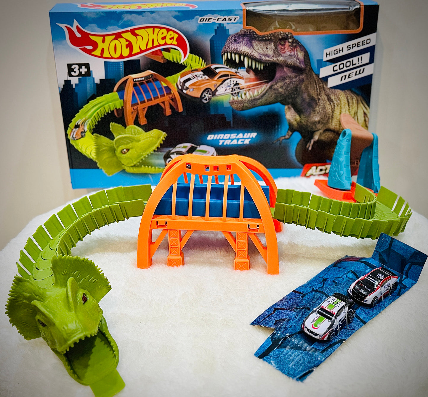 Hot Wheels Dinosaur Track!