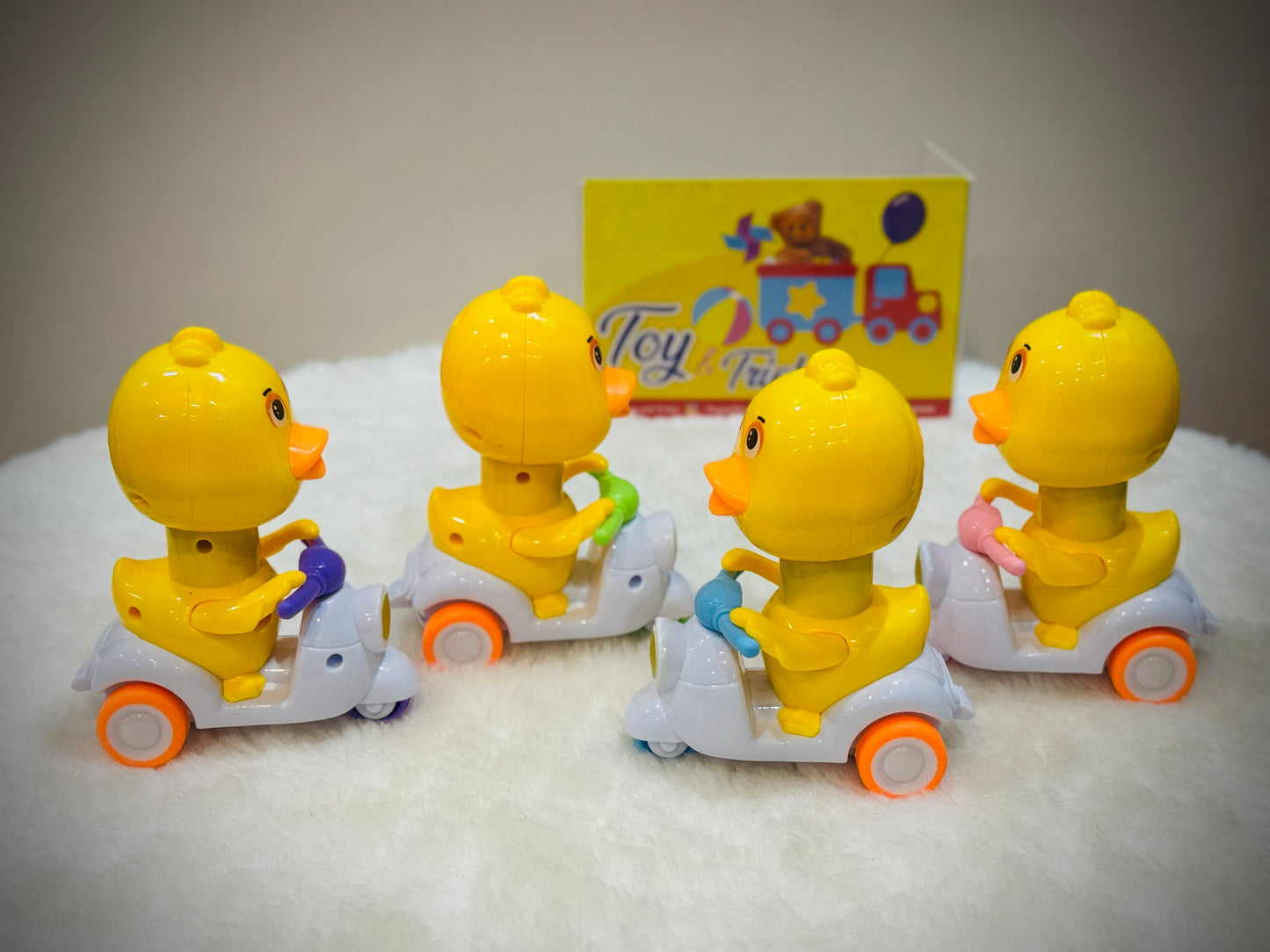 Friction Duck Motorcycle- Single Piece