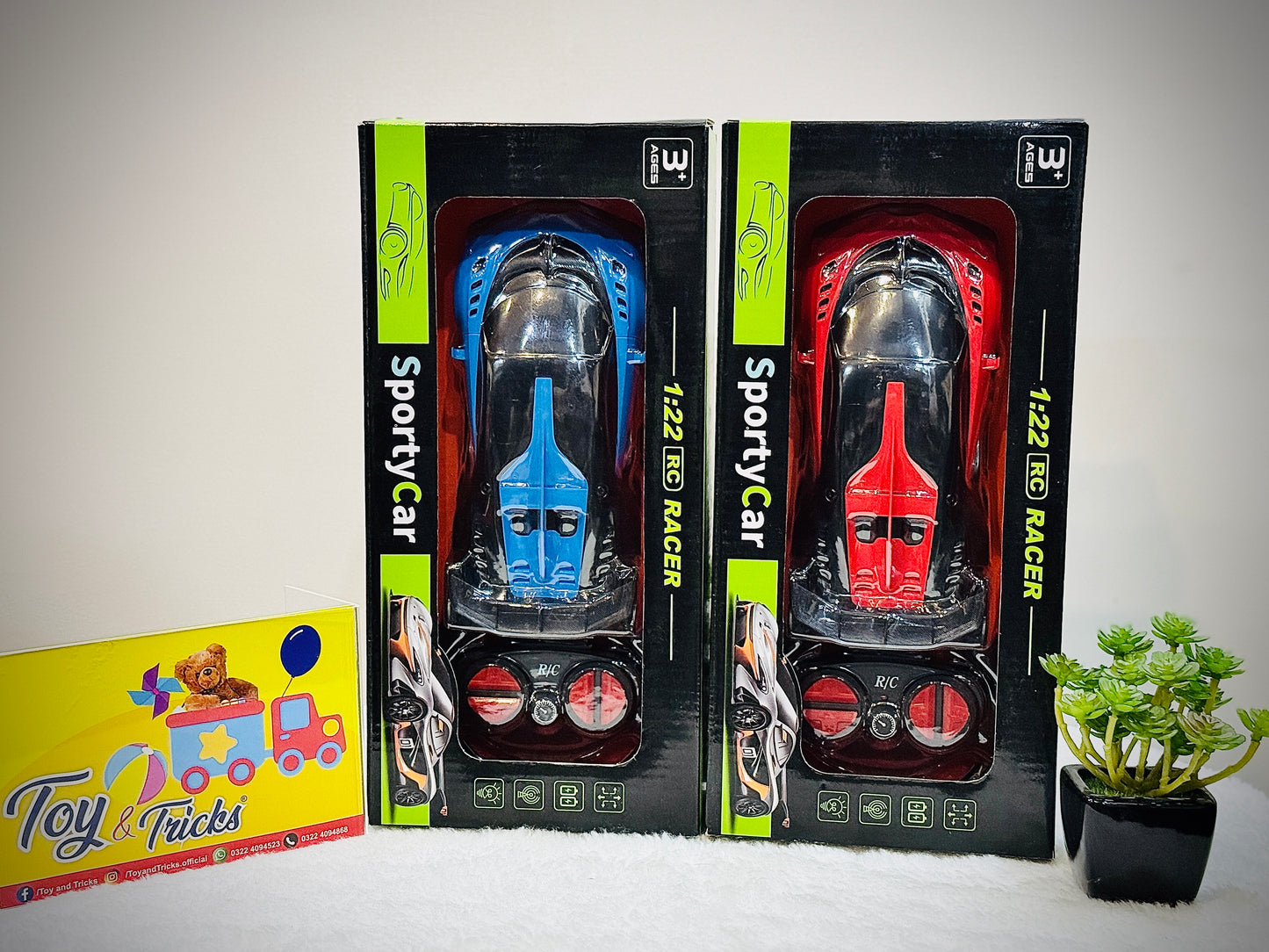 Remote-Controlled Toy Sports Car Battery Operated