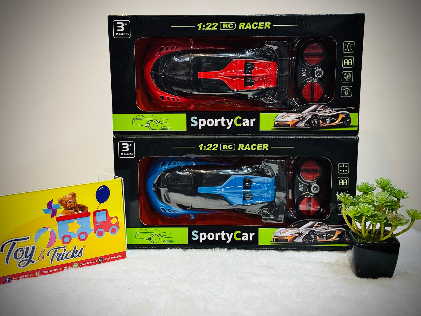 Remote-Controlled Toy Sports Car Battery Operated