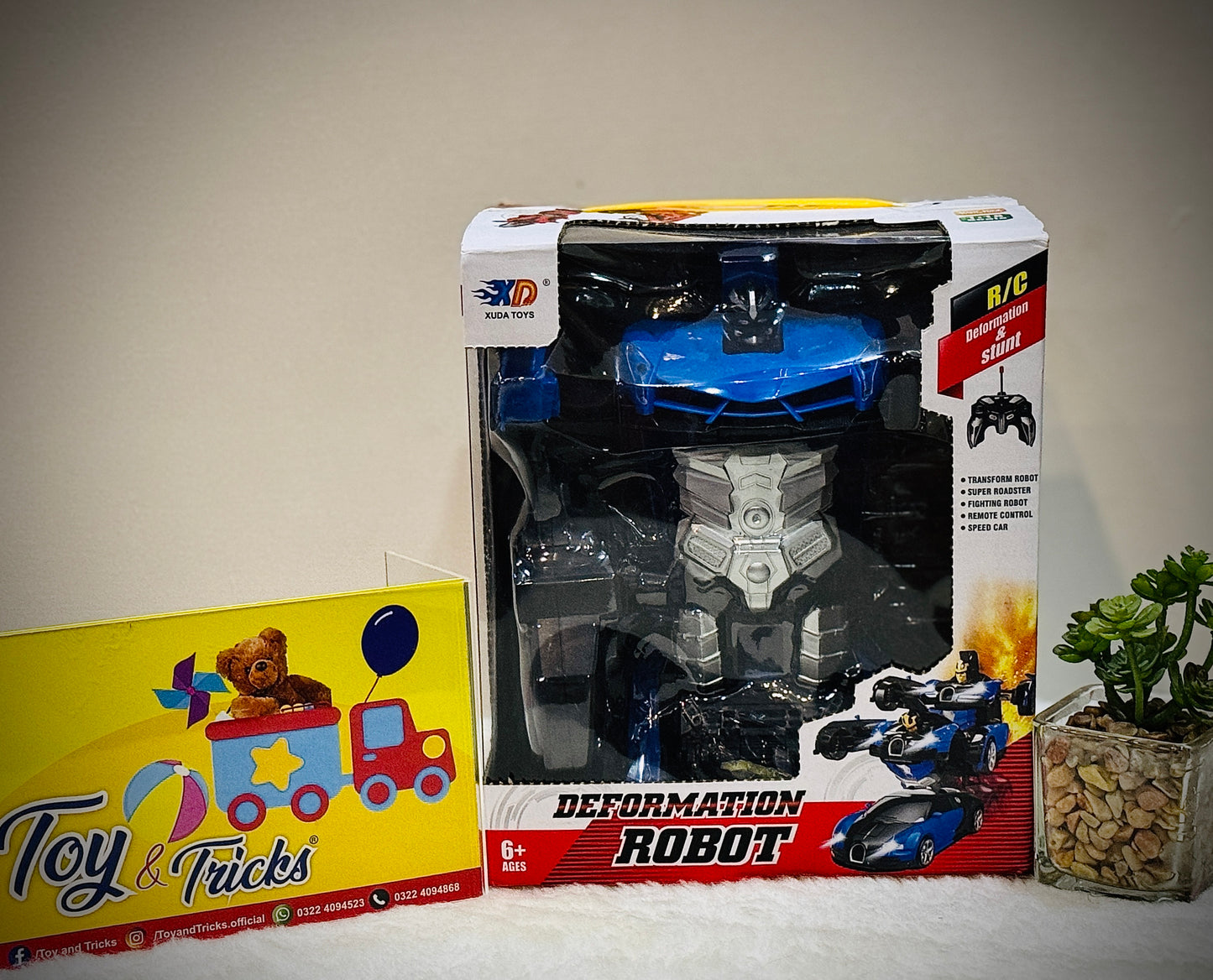 Remote Control Deformation Robot Car