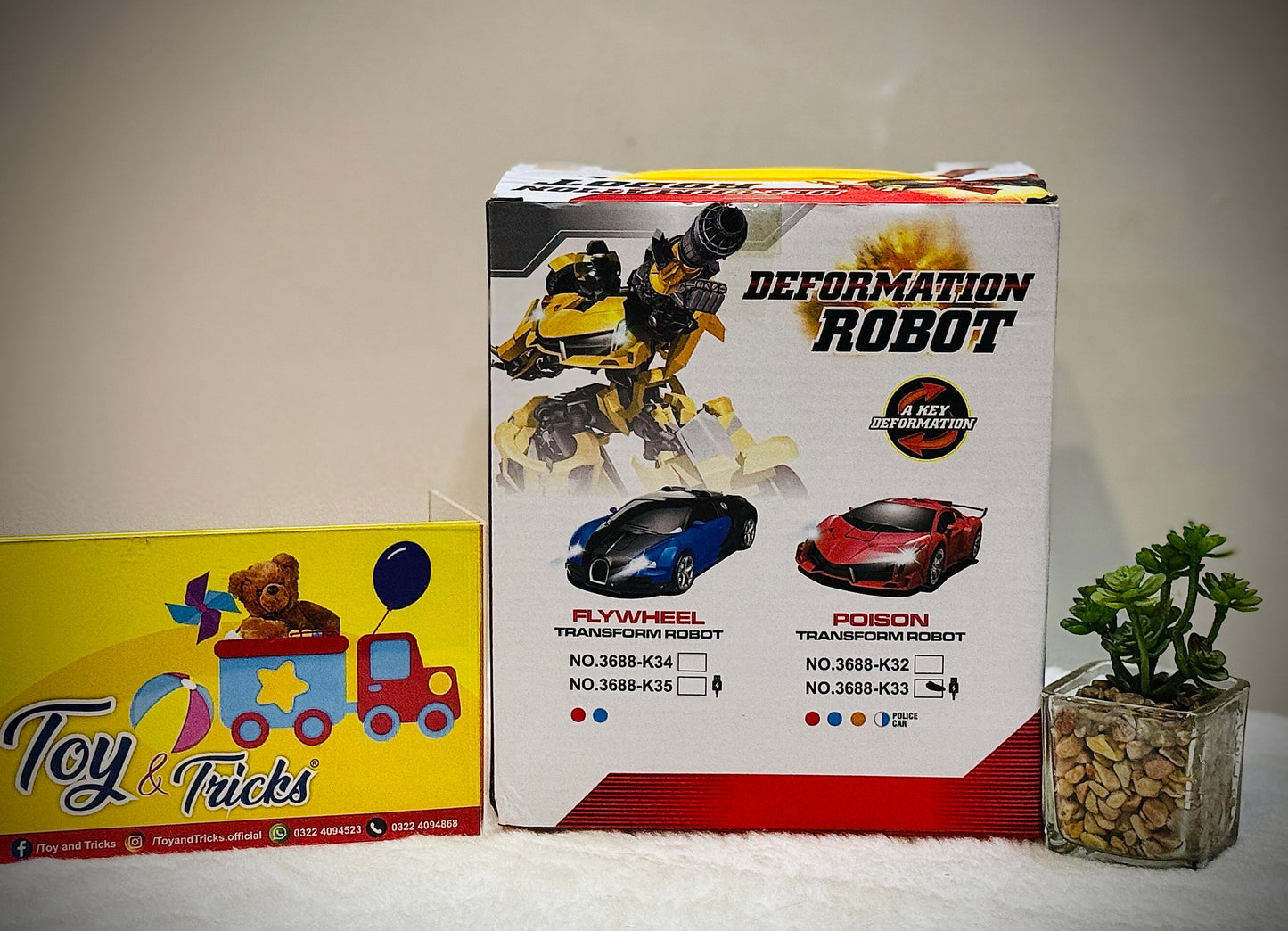 Remote Control Deformation Robot Car