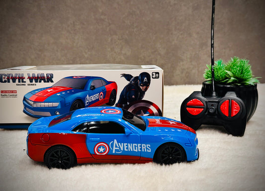 Captain America Remote Control Car (1:24 Scale)