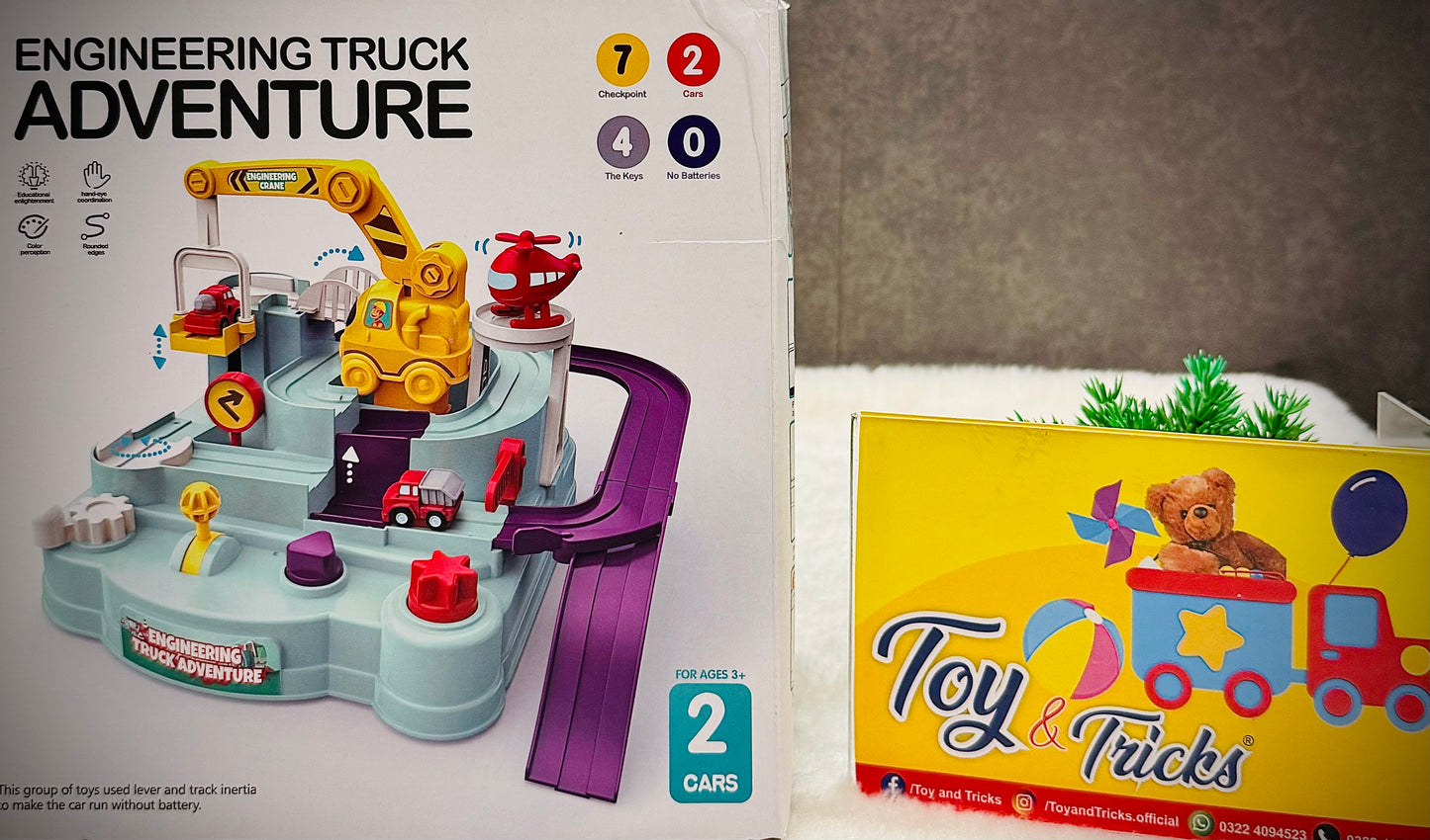 Adventure Engineering Truck Toy For Kids