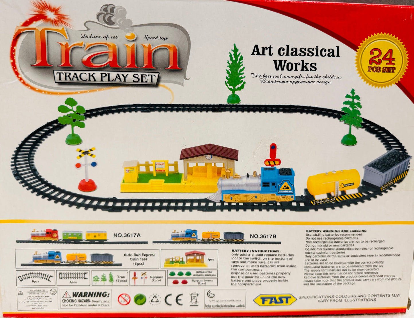 Train Track Playset