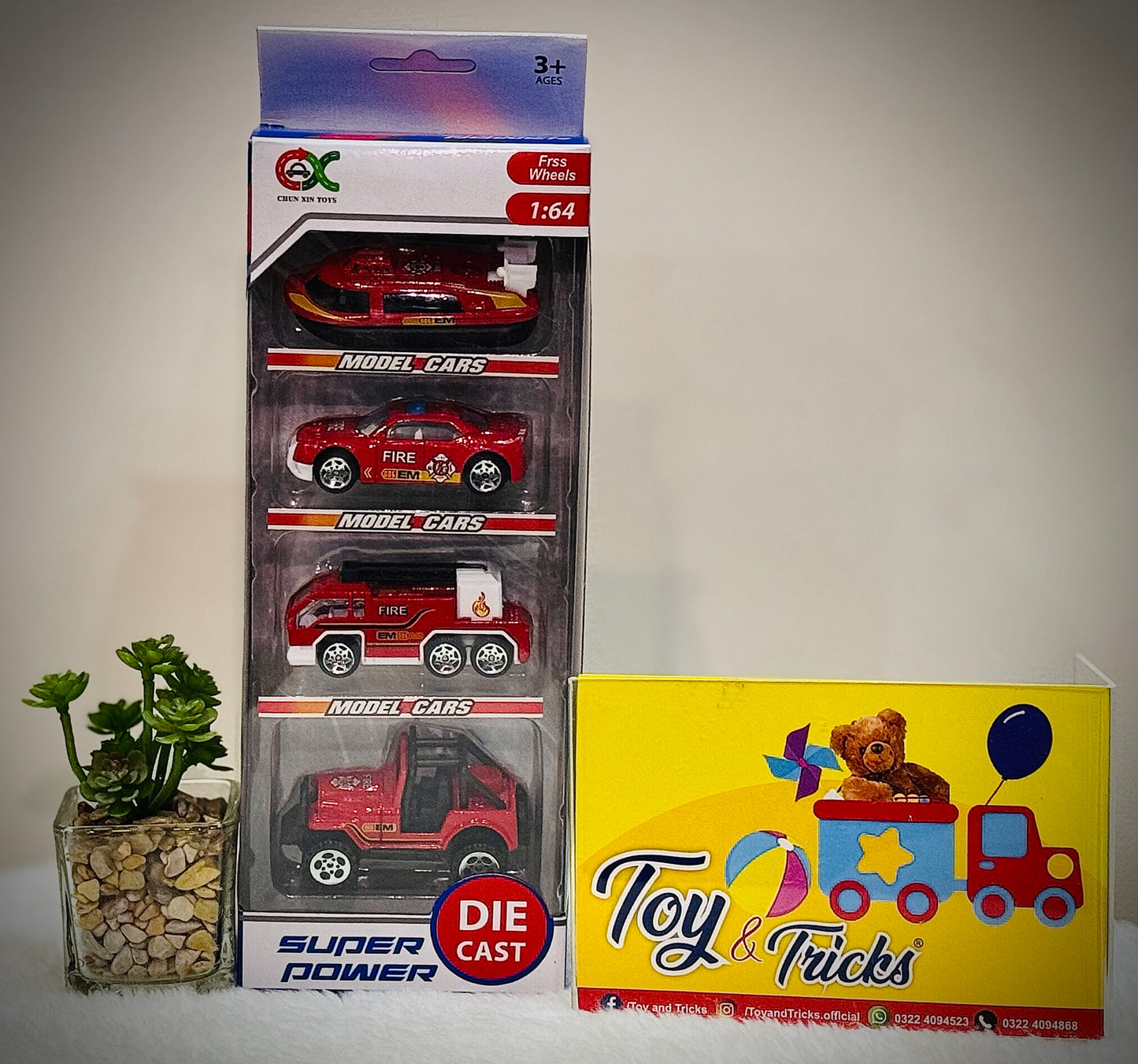 Super Power Die Cast Car | Set Of 4