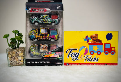 Metal friction-powered cars