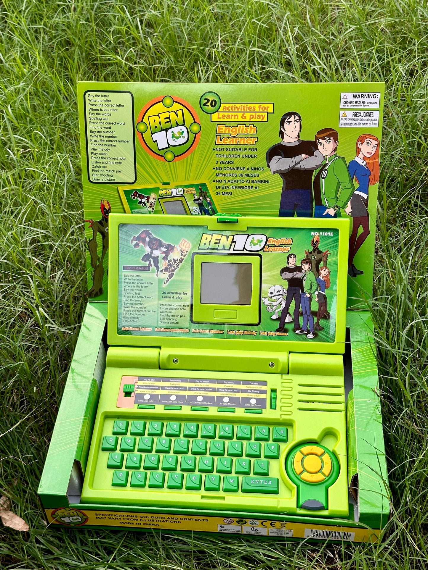 Ben-10 Educational Learning Activities Laptop Toy