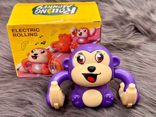 Electric Tumbling and Rolling Monkey