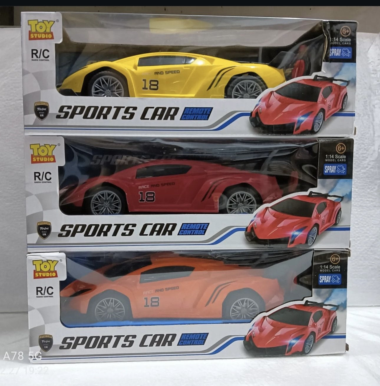 Remote Control Sports Car with Spray Effect