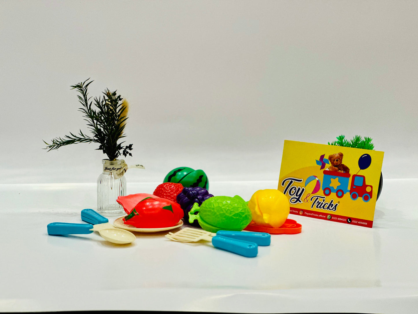 Cutting Fruit & Vegetable Play Set Bag