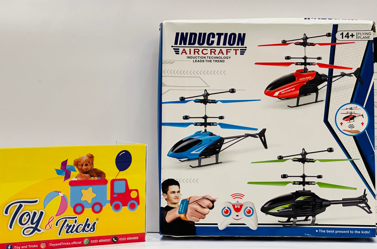 Induction aircraft with watch