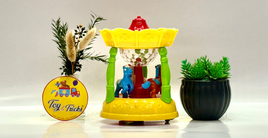 Musical rotating horse / carousal with 3D lights