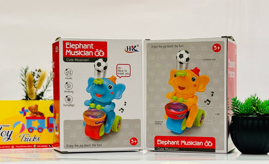 Cute Elephant Drum Car