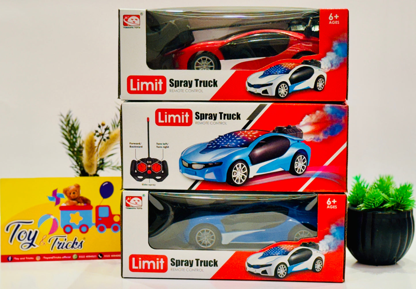 Spray truck remote control