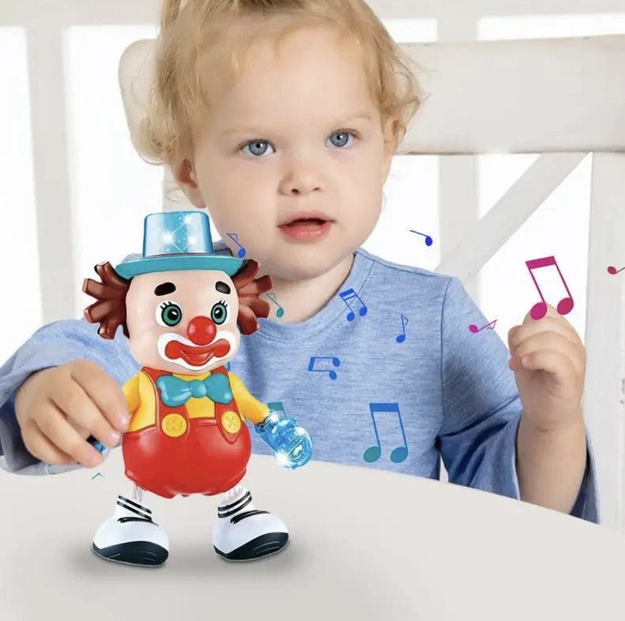 Dancing Clown Joker with Music Flashing Lights Toy
