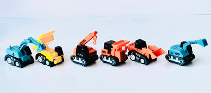 Construction Vehicle Pull-Back Toy Set