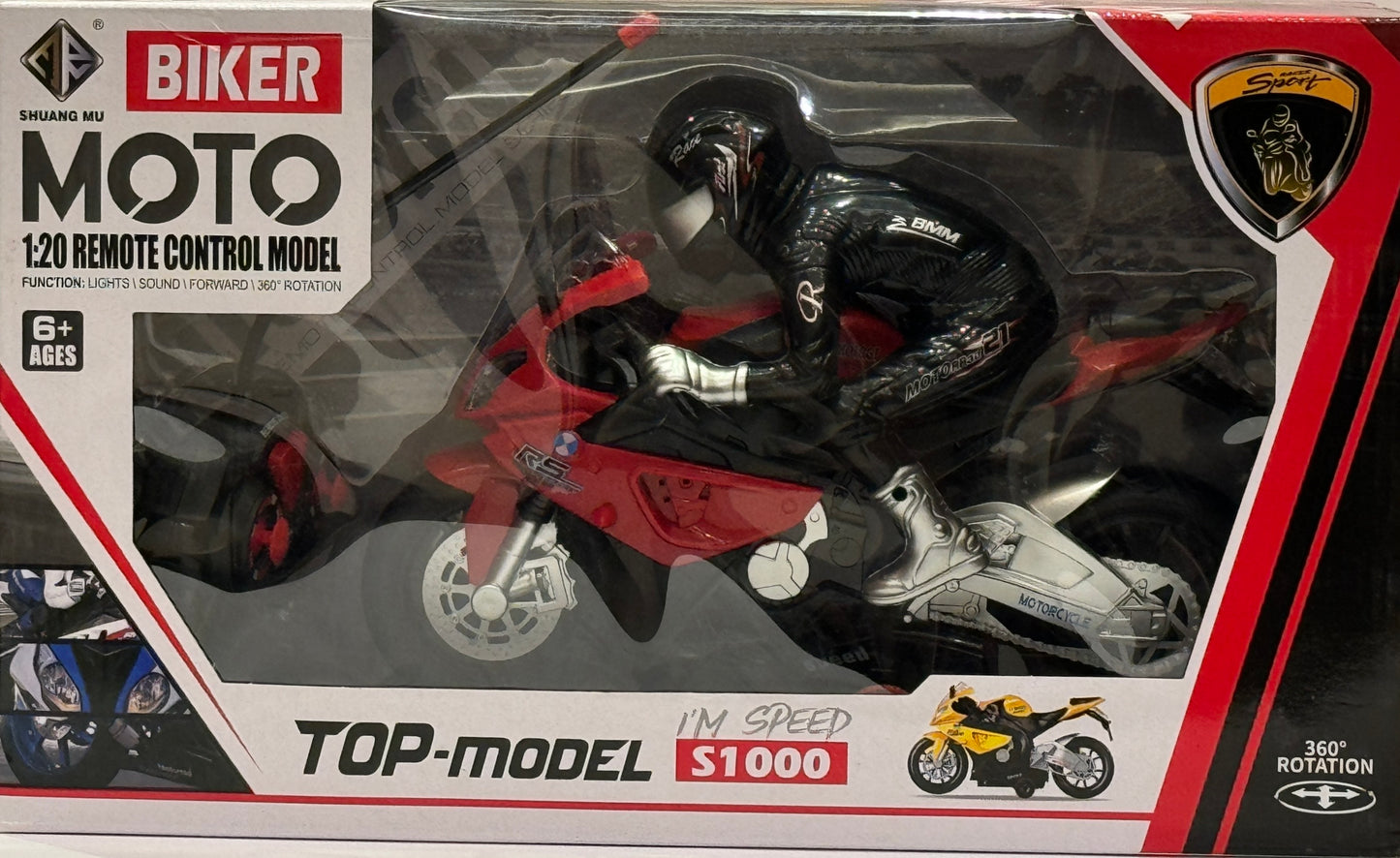 1:20 Scale Remote Control Motorcycle