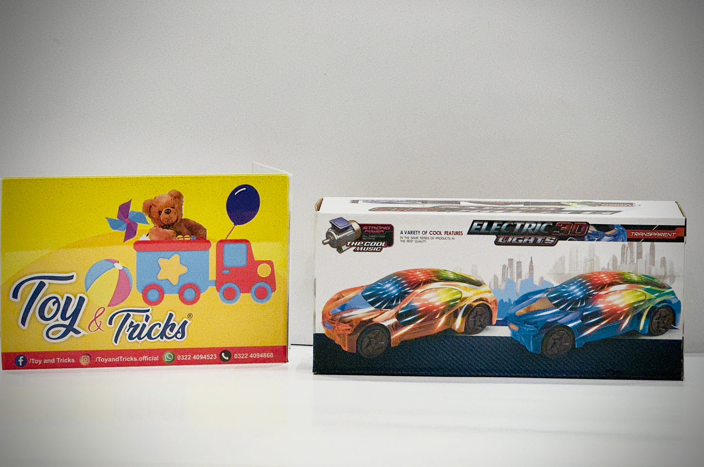 Electric 3D light car