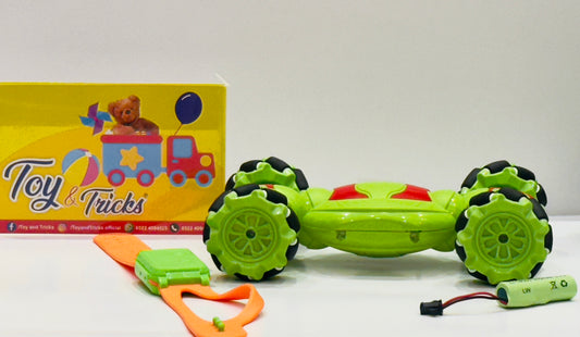 Stunt racing watch car