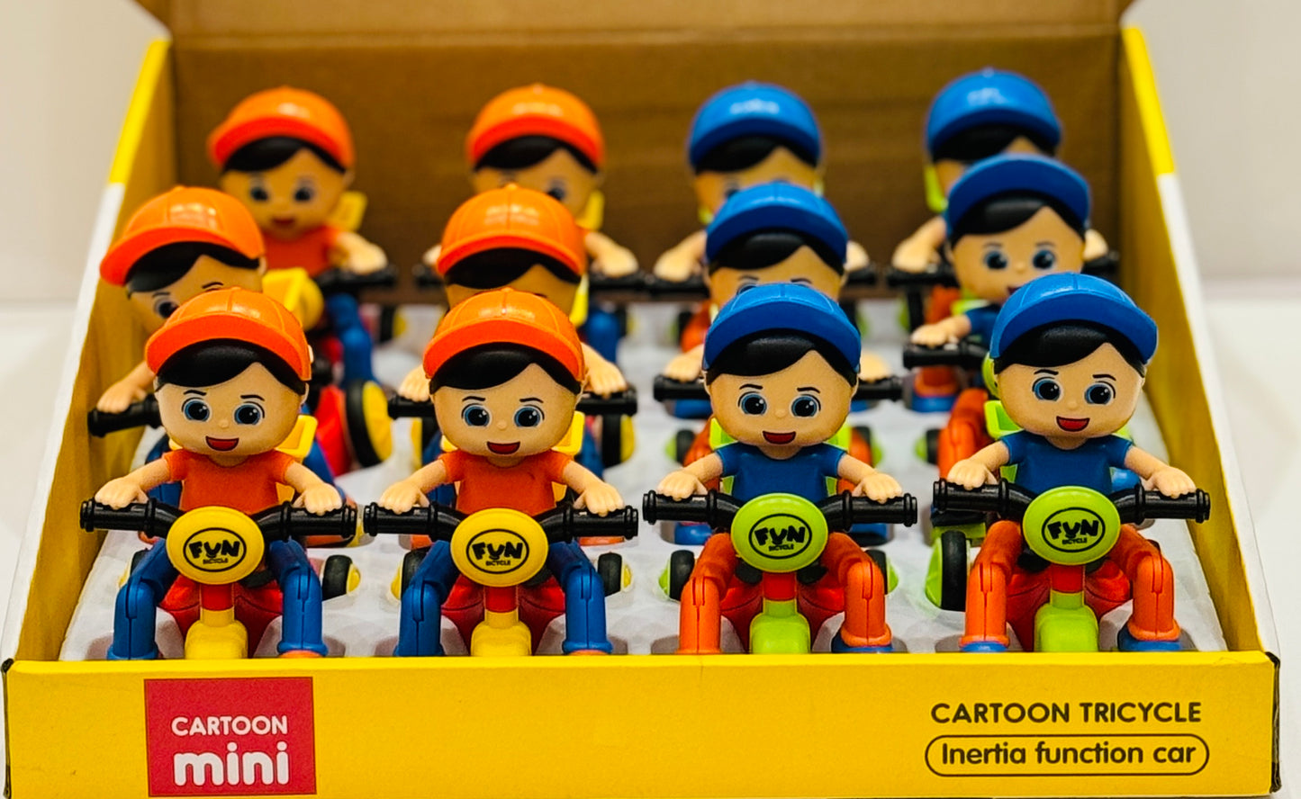 Mini Cartoon Tricycle Delivery Boy