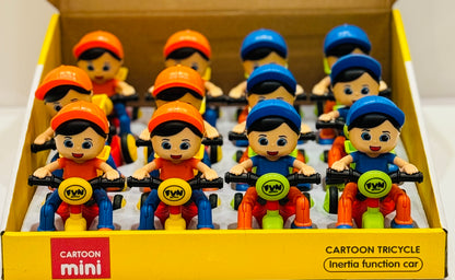 Mini Cartoon Tricycle Delivery Boy