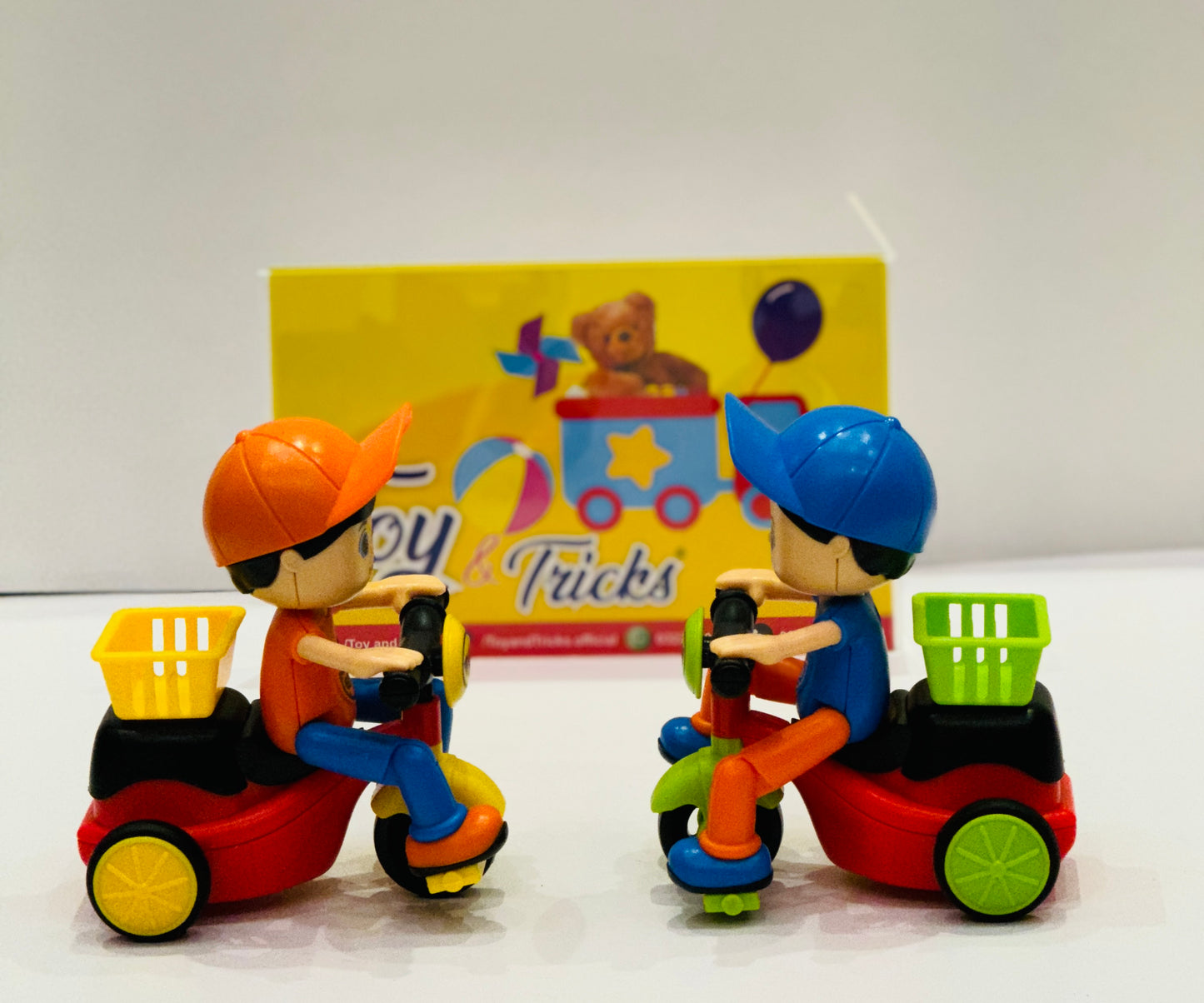 Mini Cartoon Tricycle Delivery Boy