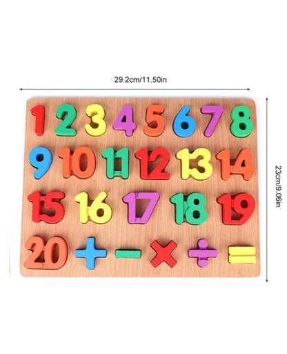 Wooden 3d Colorful Alphabets,Numbers & Shapes Sorting Boards
