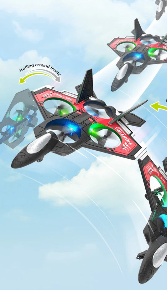 Remote Control Fighter Combat Aircraft With 360 Flip