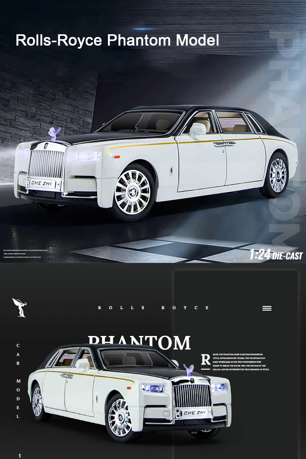 1:32 Roll-Royce Mansory Phantom Die-cast Car