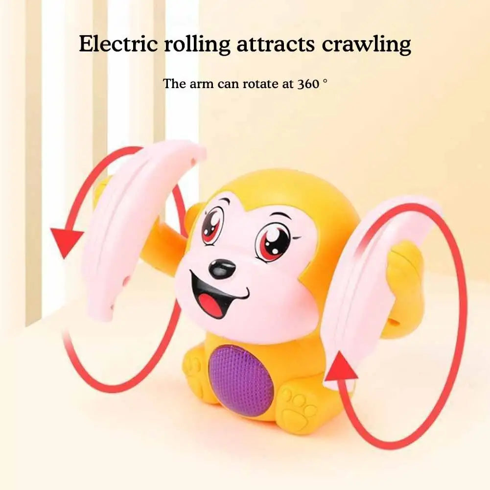 Electric Tumbling and Rolling Monkey