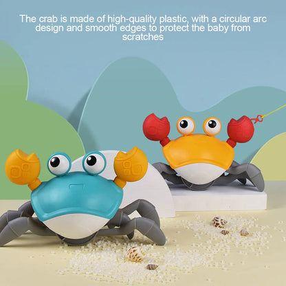 Crawling crab baby toy