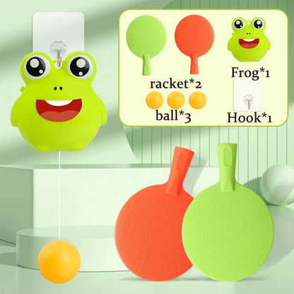 Frog Hanging Table Tennis Adjustable Play Set