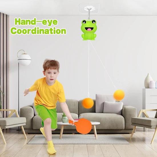 Frog Hanging Table Tennis Adjustable Play Set