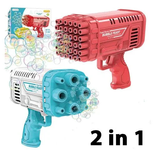 Double Head Bazooka Bubble Gun