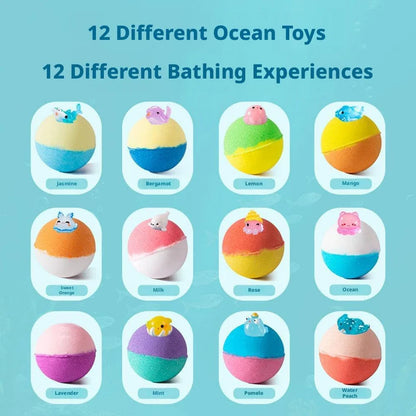 Kids Surprise Bath Bomb – 1 Pc Colorful Fizzy Bath Bombs