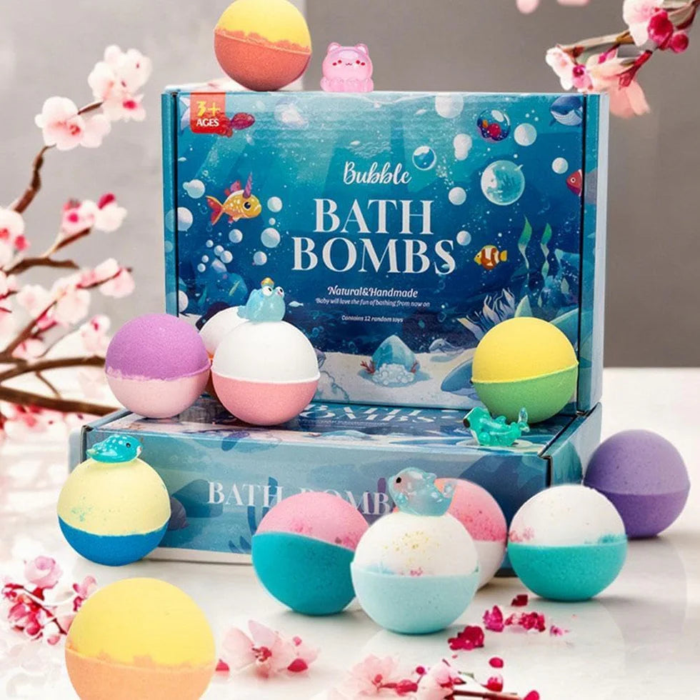 Kids Surprise Bath Bomb – 1 Pc Colorful Fizzy Bath Bombs