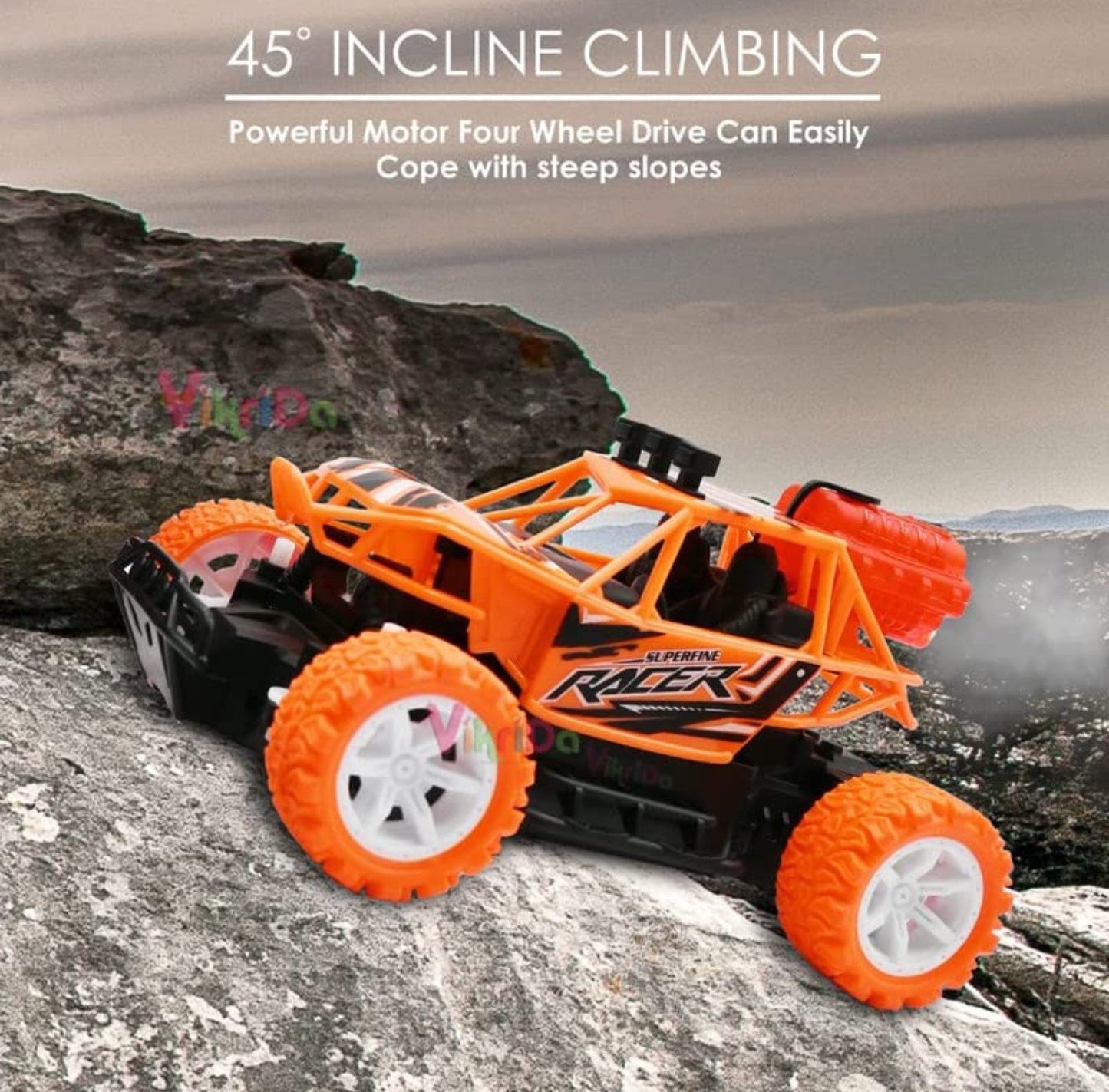 Climbing RC Car with Spray Effect