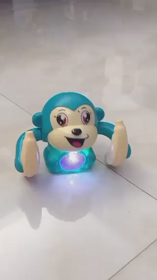 Electric Tumbling and Rolling Monkey